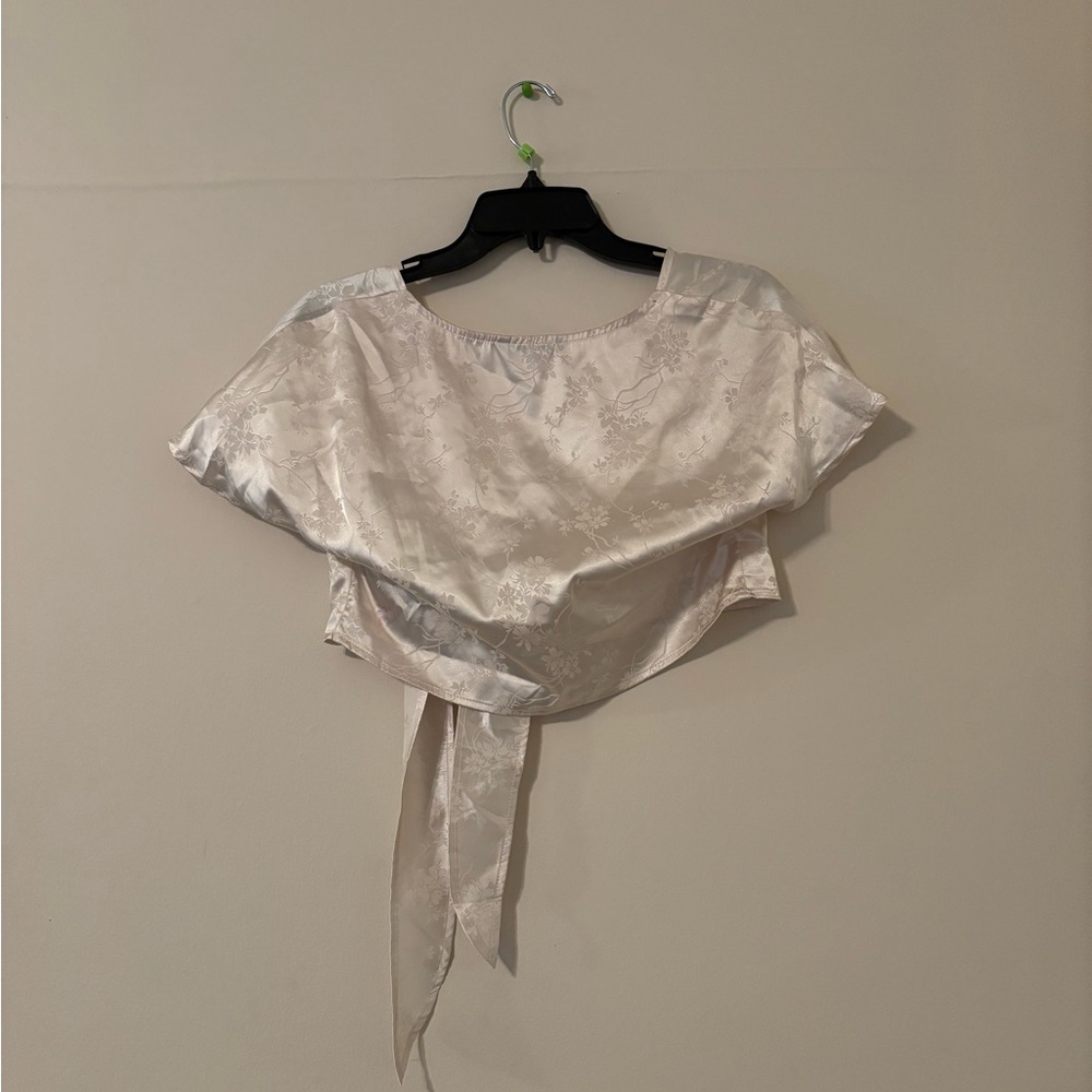 Elegant Cream Women's Top